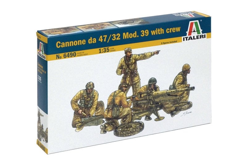 Cannone da 47/32 Mod. 39 with crew