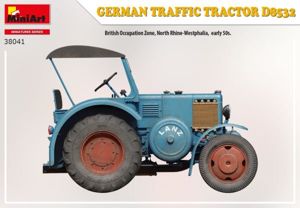 1/35 GERMAN TRAFFIC TRACTOR D8532