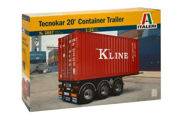 1/24  TECNOKAR 20' CONTAINER TRAILER