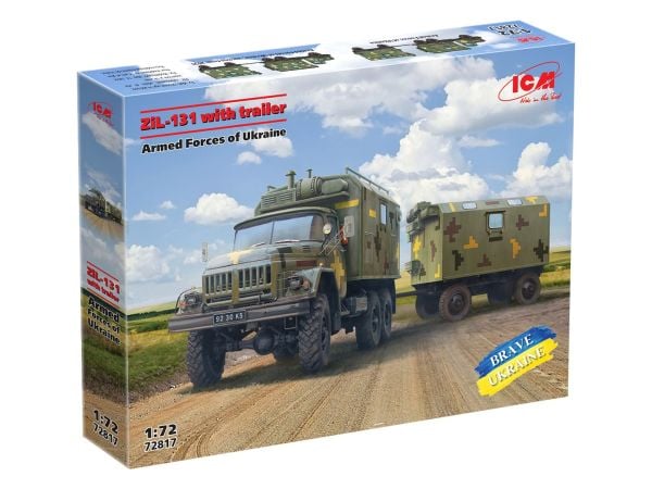 1/72 ZiL-131 Truck with trailer Armed Forces of Ukraine