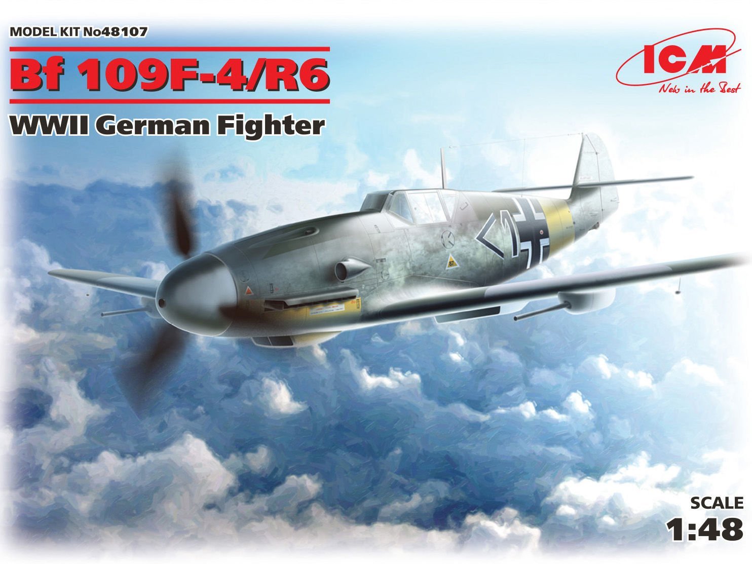 1/48 Messerschmitt Bf 109F-4/R6 WWII German Fighter