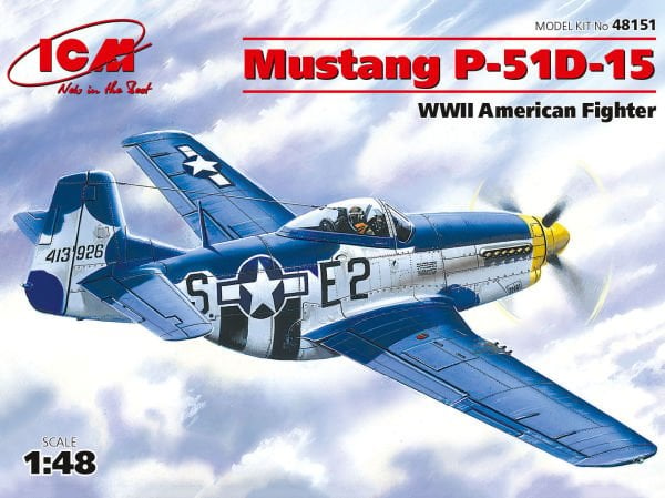 1/48  Mustang P-51D-15 WWII American Fighter