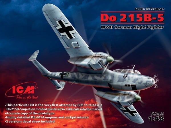 1/48 Do 215 B-5 WWII German Night Fighter