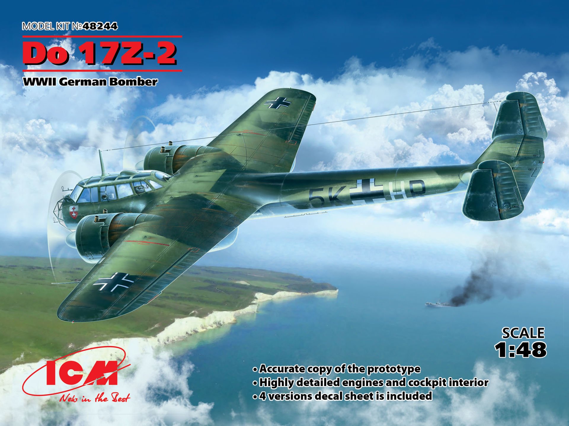 1/48 Do 17Z-2 WWII German Bomber