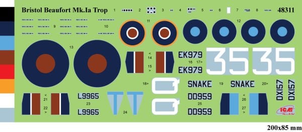 1/48  Bristol Beaufort Mk.IA with tropical filters