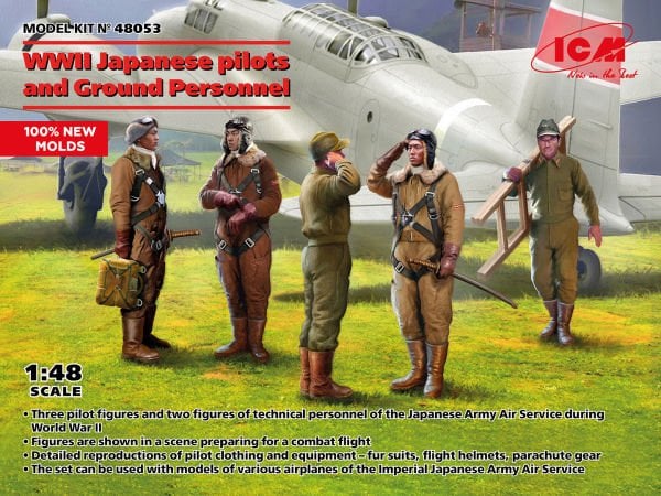 1/48 Japanese pilots and Ground Personnel WWII