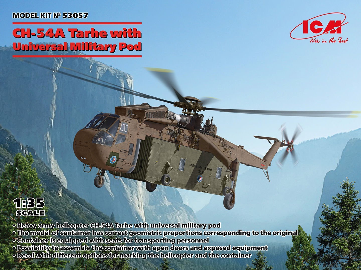 1/35  CH-54A Tarhe with Universal Military Pod