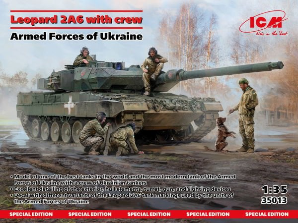 1/35   Leopard 2A6 with crew Armed Forces of Ukraine