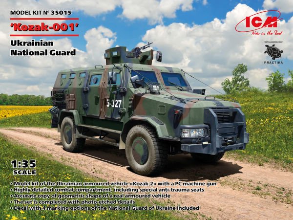 1/35  ‘Kozak-001’ Ukrainian National Guard