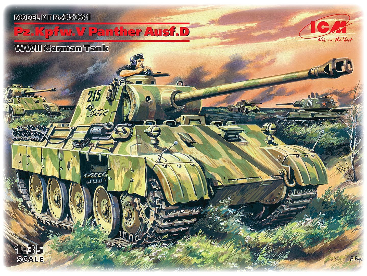 1/35 Pz.Kpfw.V Panther Ausf.D WWII German Tank