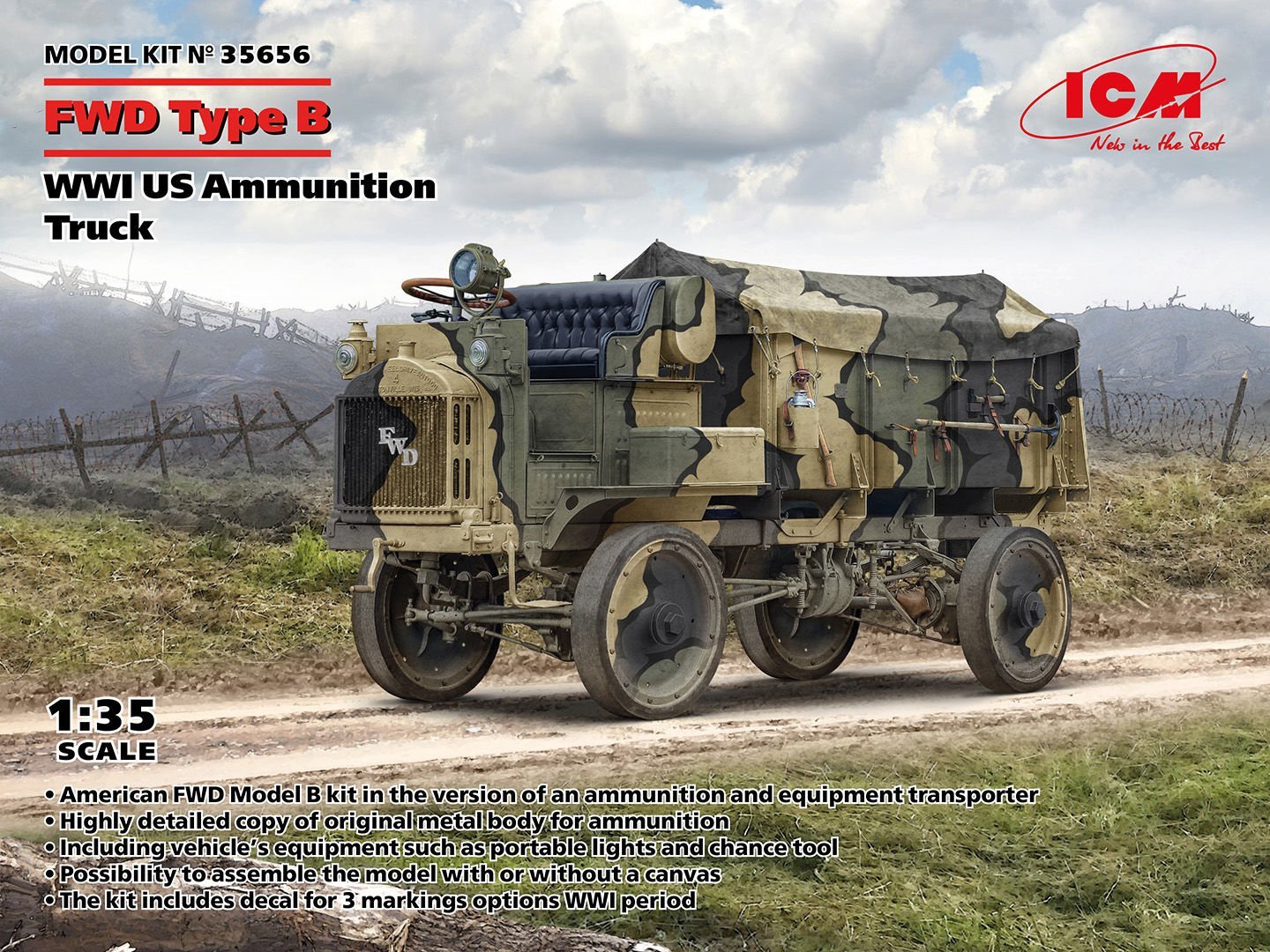 1/35  FWD Type B WWI US Ammunition Truck