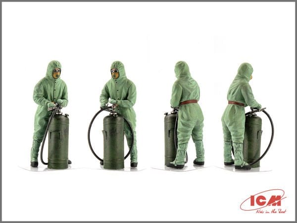 1/35  Chernobyl#4. Deactivators 4 figures