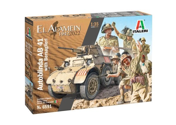 1/35 Autoblinda AB 41 with Bersaglieri El Alamein