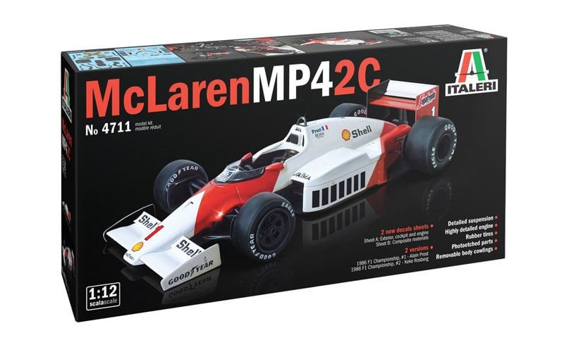 1/12 McLaren MP4/2C Alain Prost-Rosberg