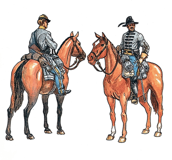 1/72  Confederate Cavalry