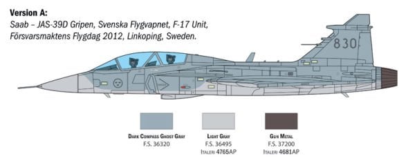 1/48 JAS-39D GRIPEN TWIN SEATER