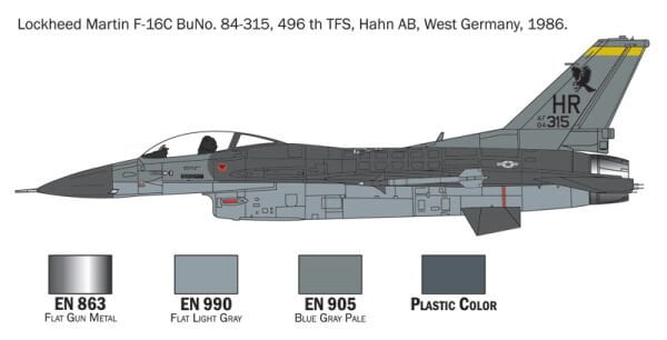 1/72    F-16 C/D Night Falcon - Complete Set For Modeling - Starter kit