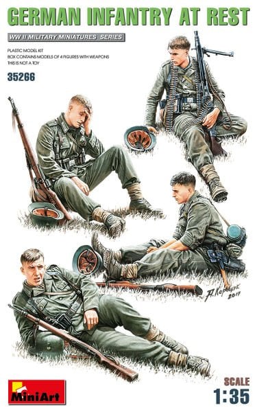1/35 GERMAN INFANTRY AT REST