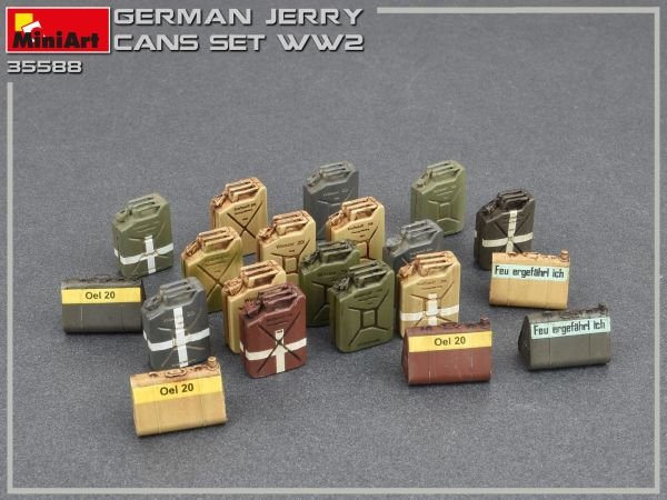 1/35 GERMAN JERRY CANS WWII