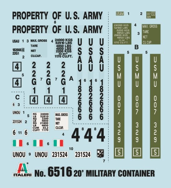 1/35   20’ Military Container