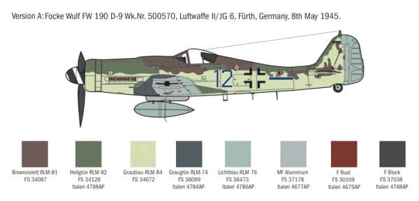 1/72 FW 190 D-9 (NEW DECAL EDITION )