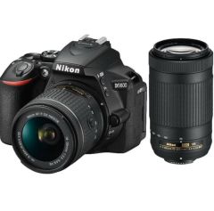 Nikon D5600 18-55 MM VR + 70-300 MM VR DSLR Fotoğraf Makinesi (Nikon Türkiye Garantili)