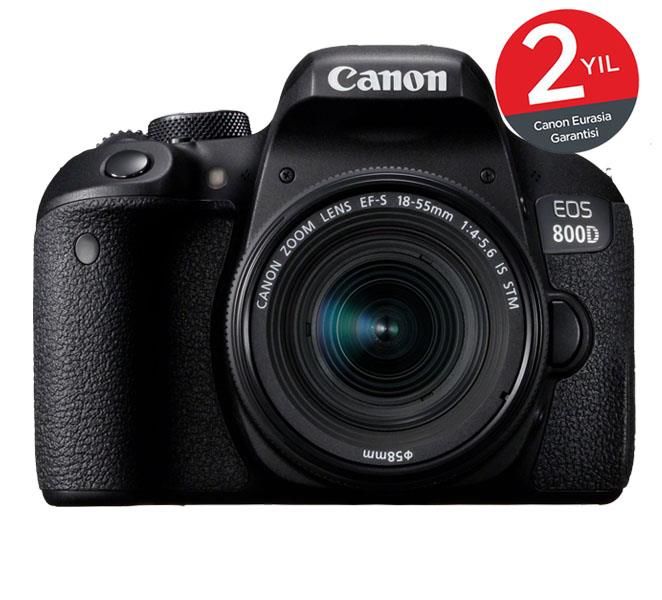 Canon 800D 18-55mm IS STM Fotoğraf Makinesi ( Canon Eurasia Garantili)