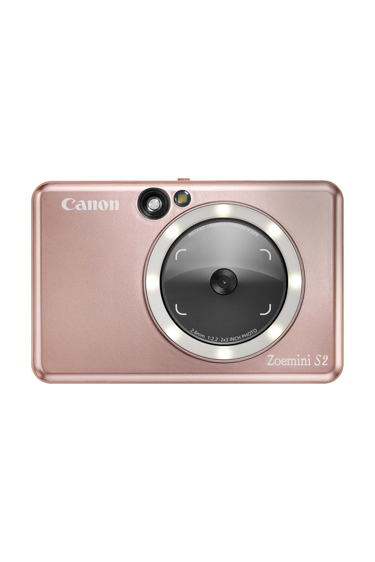 Canon Zoemini S2 Rose Gold Şipşak Fotoğraf Makinesi (Canon Eurasia Garantili)