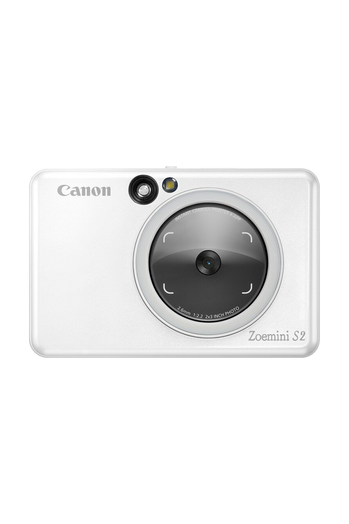 Canon Zoemini S2 Şipşak İnci Beyazı Fotoğraf Makinesi (Canon Eurasia Garantili)