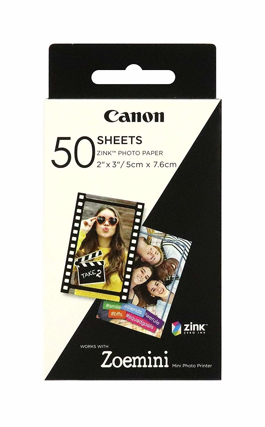 Canon ZINK PAPER ZP-2030 50 Adet Zoemini Fotoğraf Kağıdı