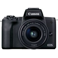Canon EOS M50 MARK II + 15-45 MM IS STM Aynasız Fotoğraf Makinesi (Canon Eurasia Garantili)