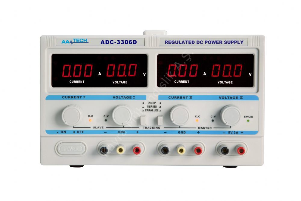 AATech ADC-3306D - Yüksek Hassasiyetli Ayarlanabilir DC Güç Kaynağı