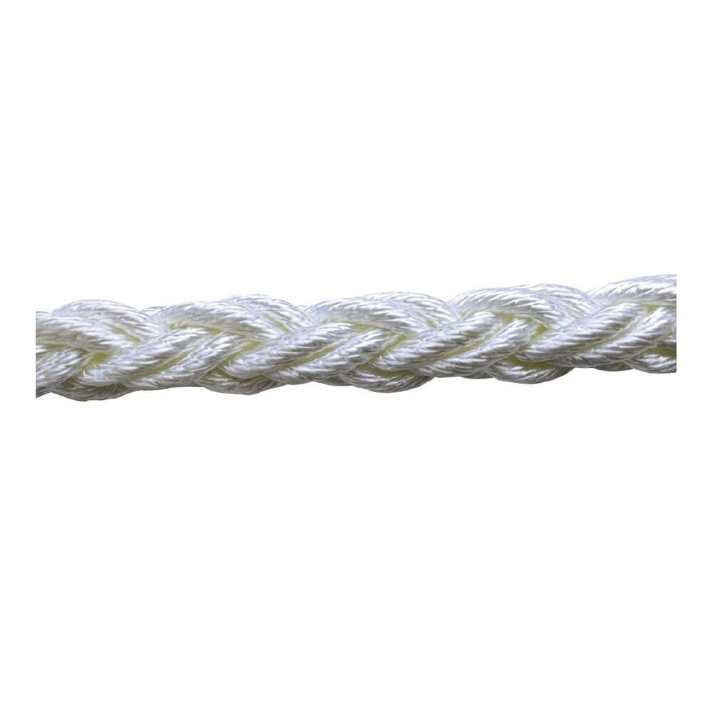 Dolphin Rope Polyester Halat 8 Kollu 18 Mm Beyaz