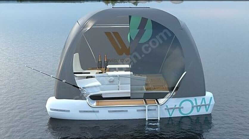 Vow Yacht Exclusive Elektrikli Mini Katamaran - Kışlık Kaplama