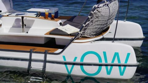 Vow Yacht Exclusive Elektrikli Mini Katamaran - Kışlık Kaplama