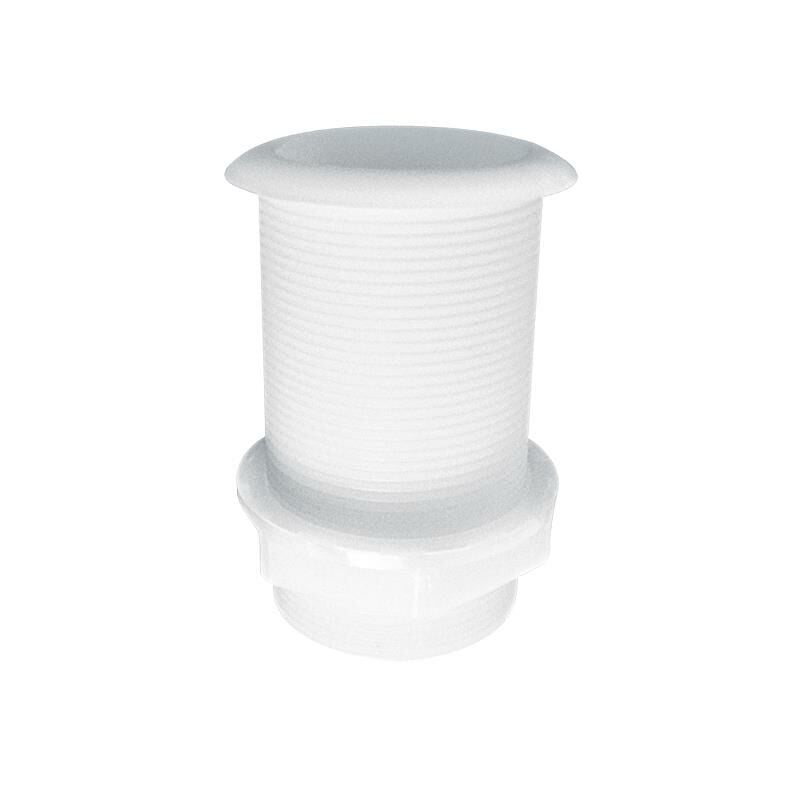 Thru-Hull Stand. Flange, Threaded 1'', L.87mm, White