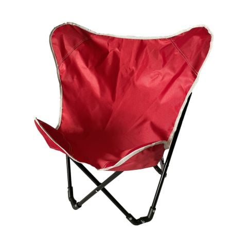 كرسي تخييم على شكل فراشة باللون الأحمر من Mowicamp