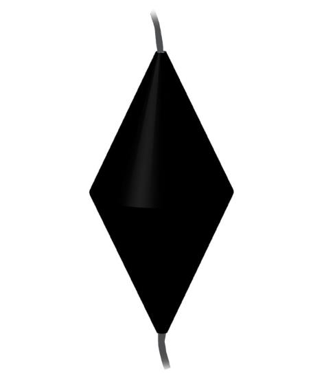 LALIZAS Day signal, Diamond, 1200x600mm, black