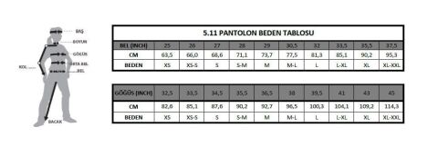 5.11 STRYKE YESIL BAYAN PANTOLON