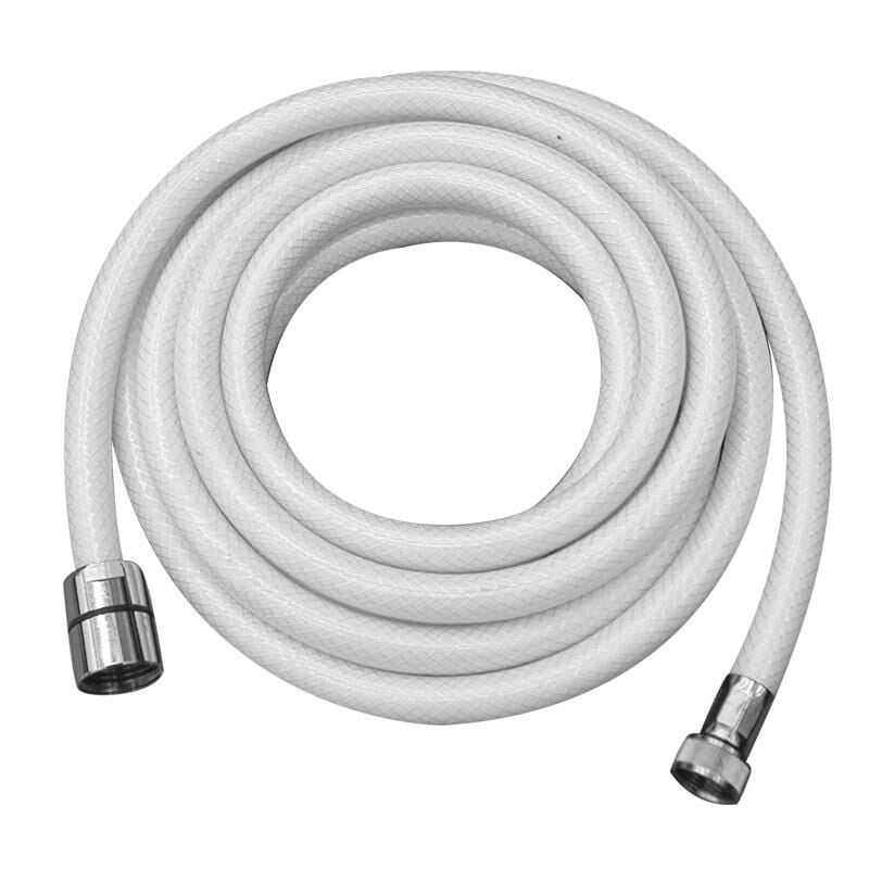 Shower Hose Braid, 3m, 1/2''-3/8'' threads, White