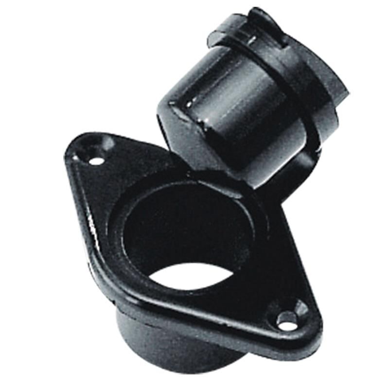 Buoyancy Tank Drain Socket w/Plug, Int. Ø18mm, Black