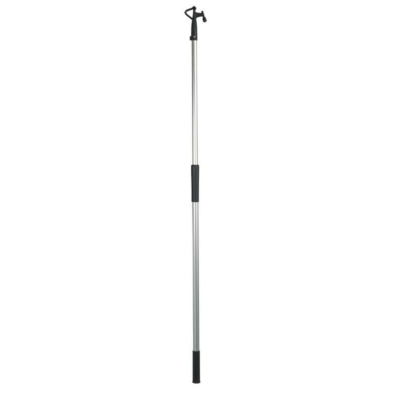 Telesc. Hook, Anod.Alum.Ø30mm L120-200cm,Black