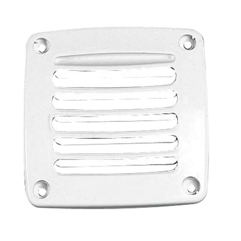 Ventilation Shaft Grilles Cover, 118x118mm, White