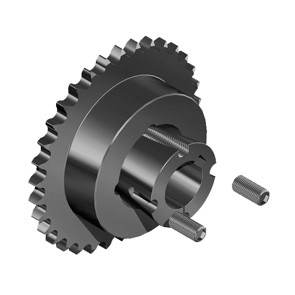 PHS 10B-1TB30_Zincir Dişlisi, Tek Sıra, Konik Burçlu Model, EN