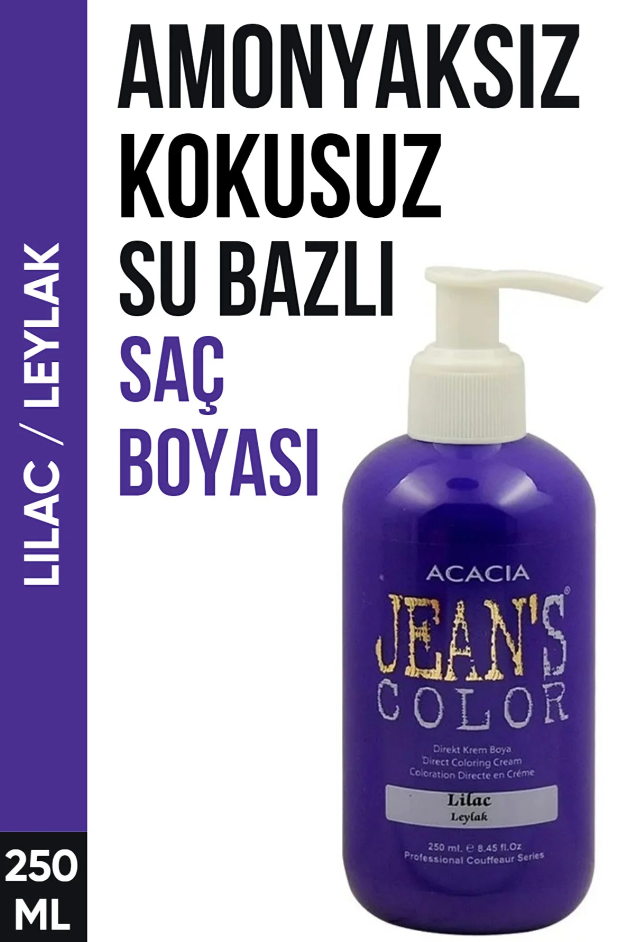 Amonyaks z Leylak Renkli Sa Boyas 250 Ml Kokusuz Su Bazl Lilac