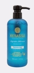 KERASSU KERATİN ŞAMPUANI YAPILANDIRICI VE YAĞ DENGELEYİCİ  TUSUZ500 ML.