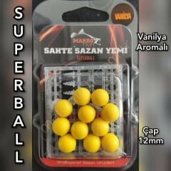 Makrofish Superball Vanilya Aromalı Sarı 12mm