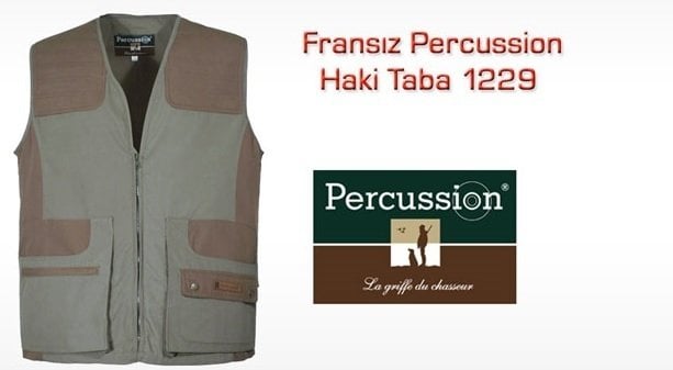 Percussion 1229 Haki av yeleği 3XL