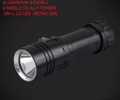 IPX8 LED  5000LM FENER+PİL