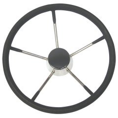 Dümen siyah köpüklü, Inox 316, ø343mm